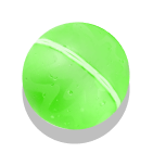 Grüner WasserBallon mit Schatten